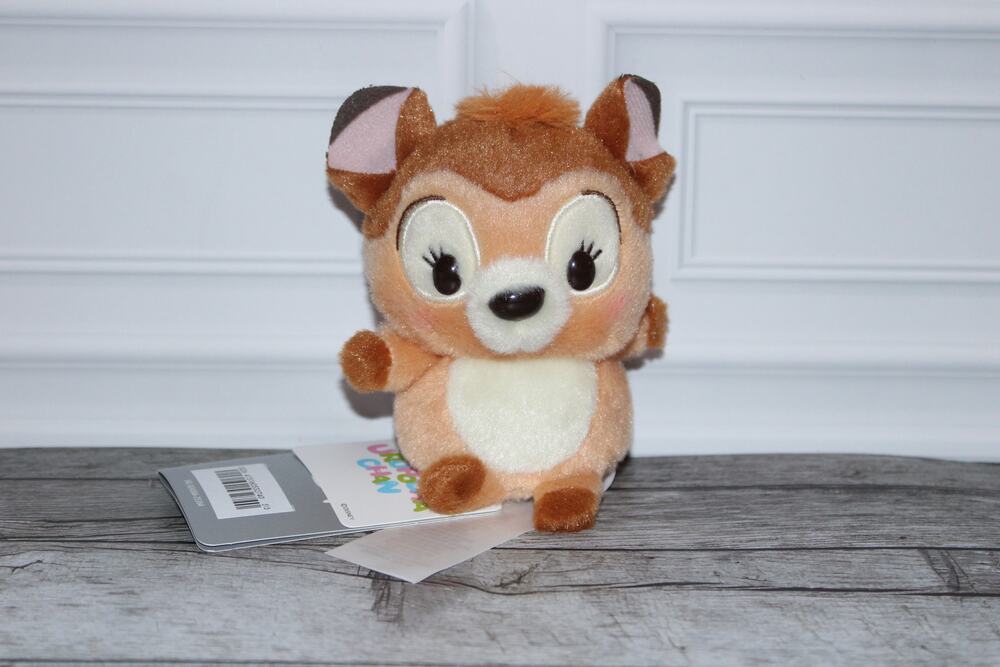 Disney Store Japan Bambi Urupocha Chan Plush 4" Mini Deer NWT